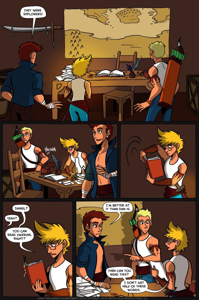 the legend of jamie roberts,genderqueer pirate webcomic page 18