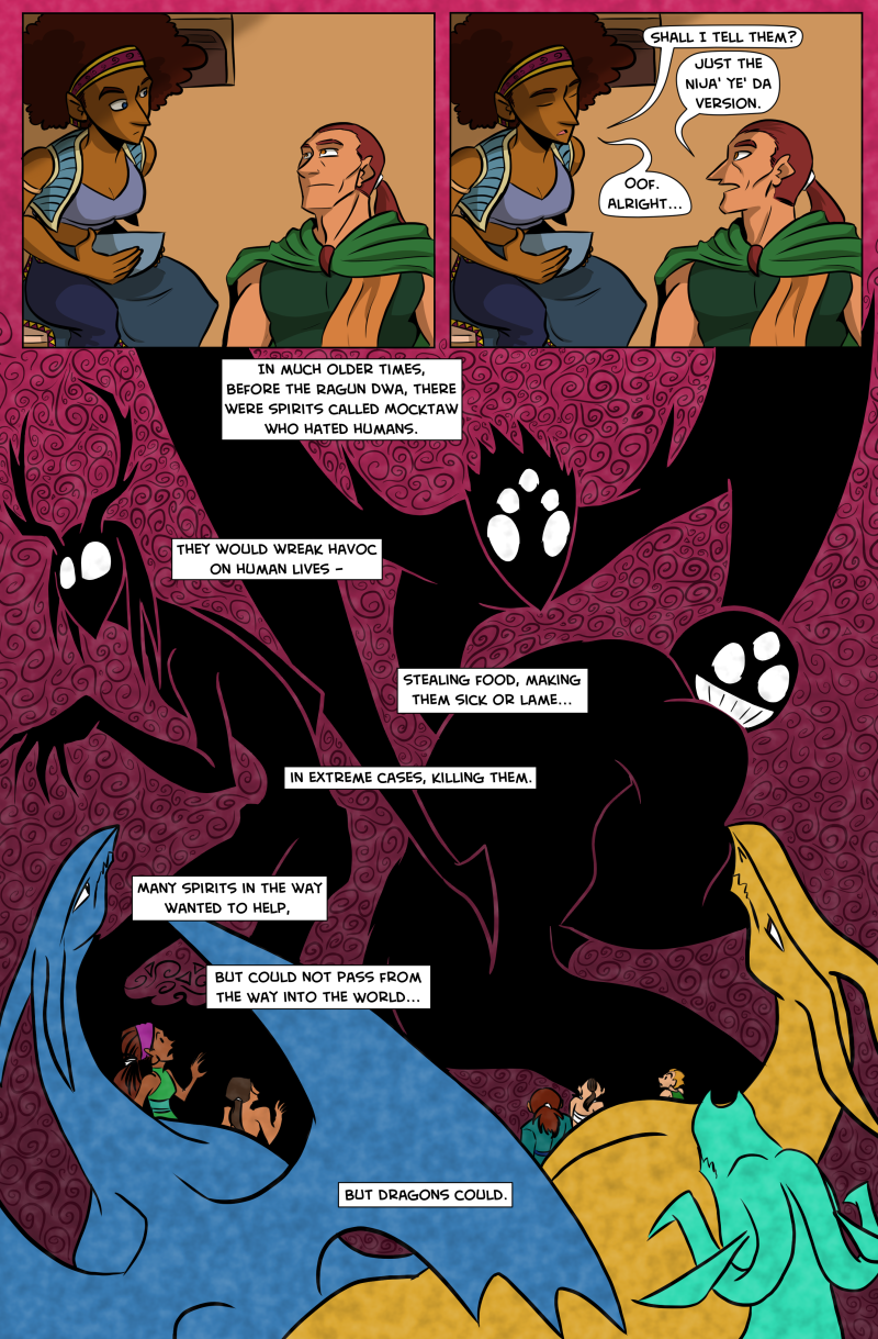 the legend of jamie roberts lgbtq genderqueer pirate adventure comic with magic page 71