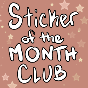 sticker of the month club ad