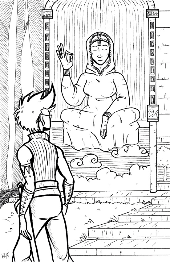 bonus material for the legend of jamie roberts lgbtq genderqueer pirate adventure sketch of location 2015