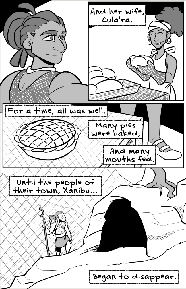 the legend of jamie roberts lgbtq genderqueer pirate adventure webcomic the legend of azu mi page 2