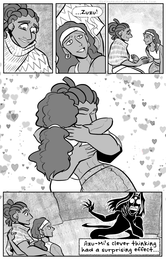 the legend of jamie roberts lgbtq genderqueer pirate adventure webcomic the legend of azu mi page 14