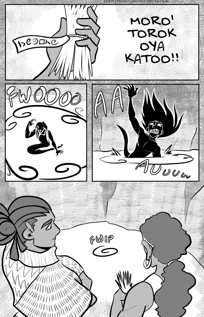 the legend of jamie roberts lgbtq genderqueer pirate adventure webcomic the legend of azu mi page 16