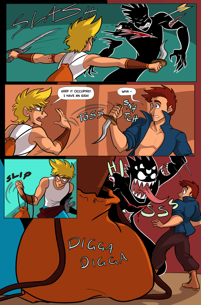 the legend of jamie roberts lgbtq genderqueer pirate adventure webcomic page 134