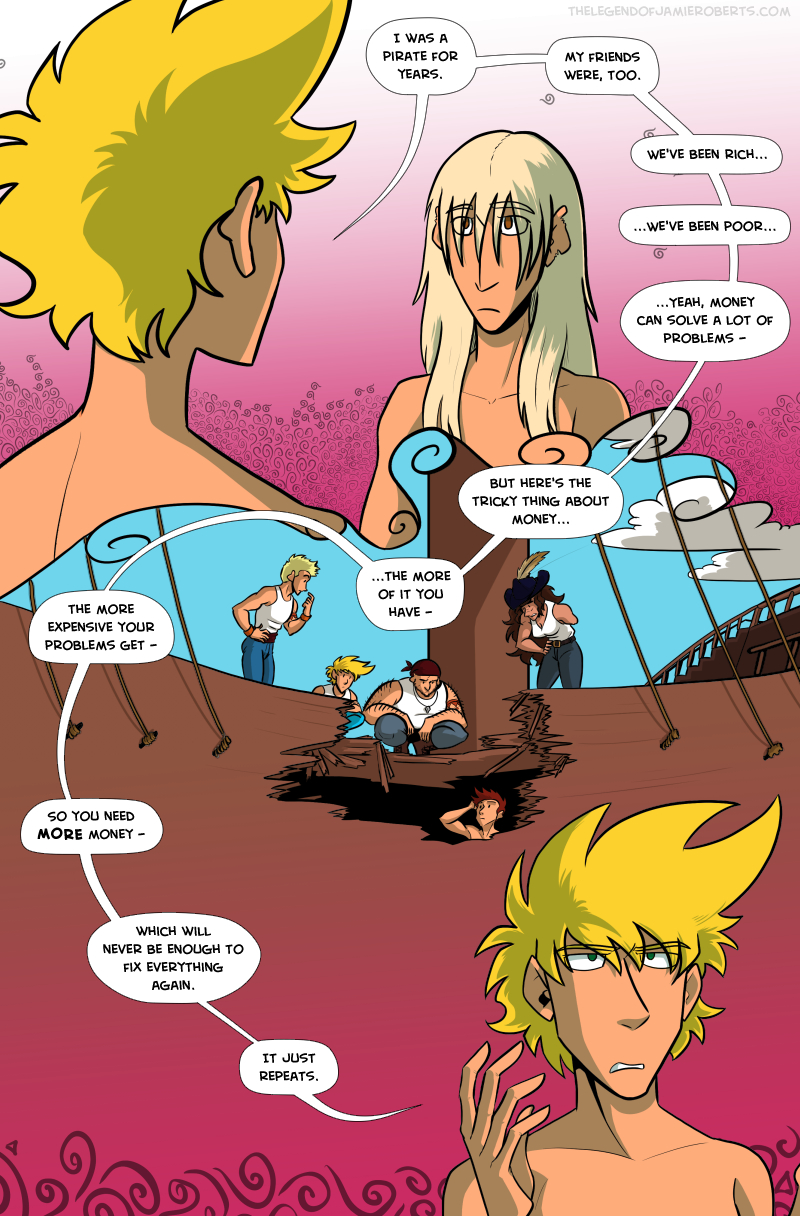 the legend of jamie roberts lgbtq genderqueer pirate adventure webcomic page 143