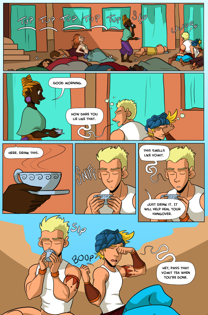 the legend of jamie roberts lgbtq genderqueer pirate adventure webcomic page 199