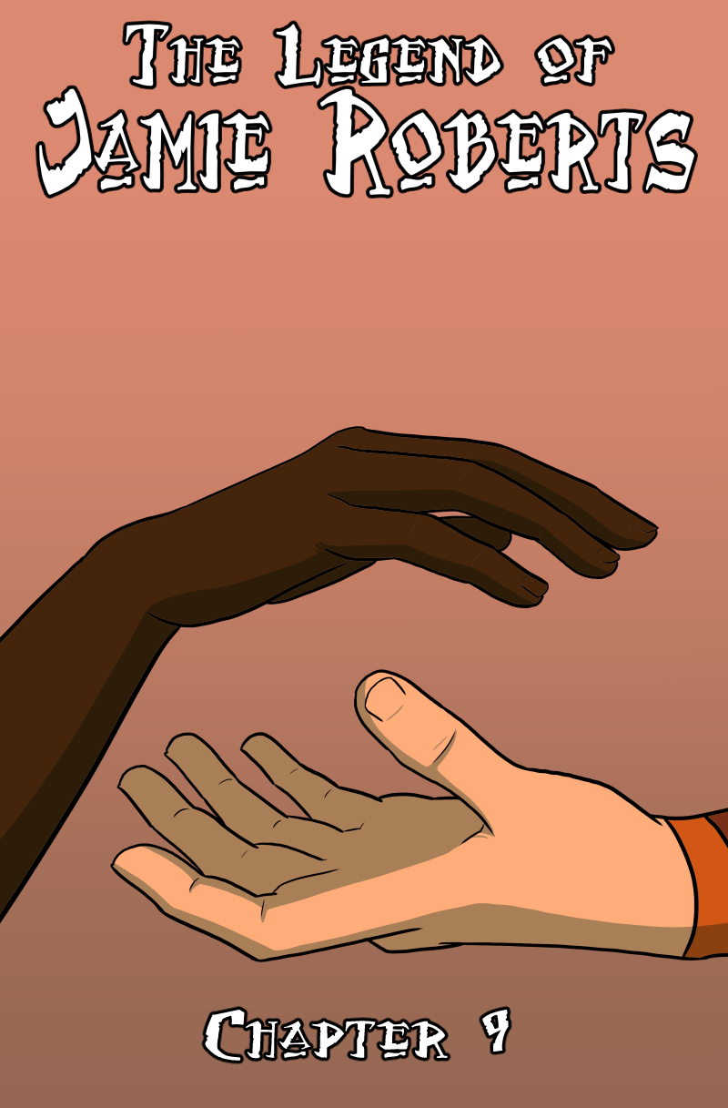 the legend of jamie roberts lgbtq genderqueer pirate adventure webcomic chapter 9 cover