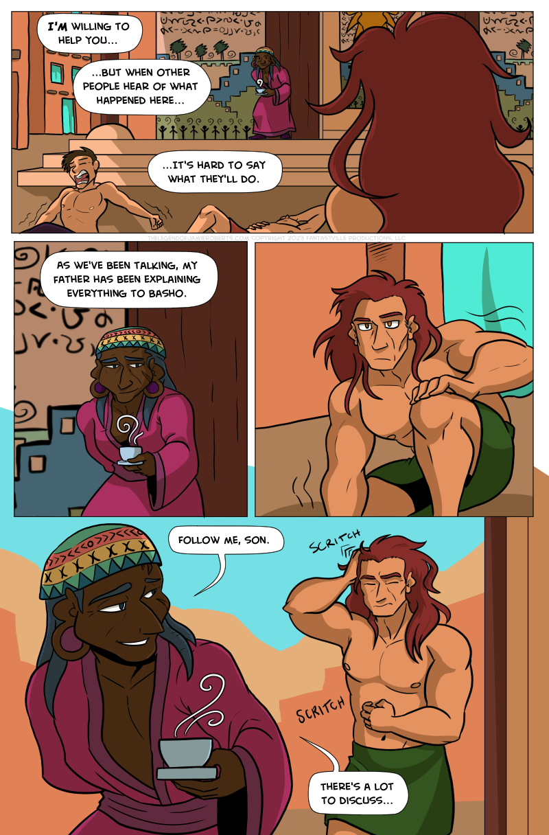 the legend of jamie roberts lgbtq genderqueer pirate adventure webcomic page 210