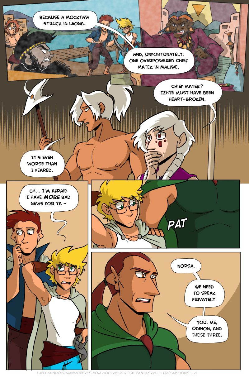 the legend of jamie roberts lgbtq genderqueer pirate adventure webcomic page chapter 11 page 258