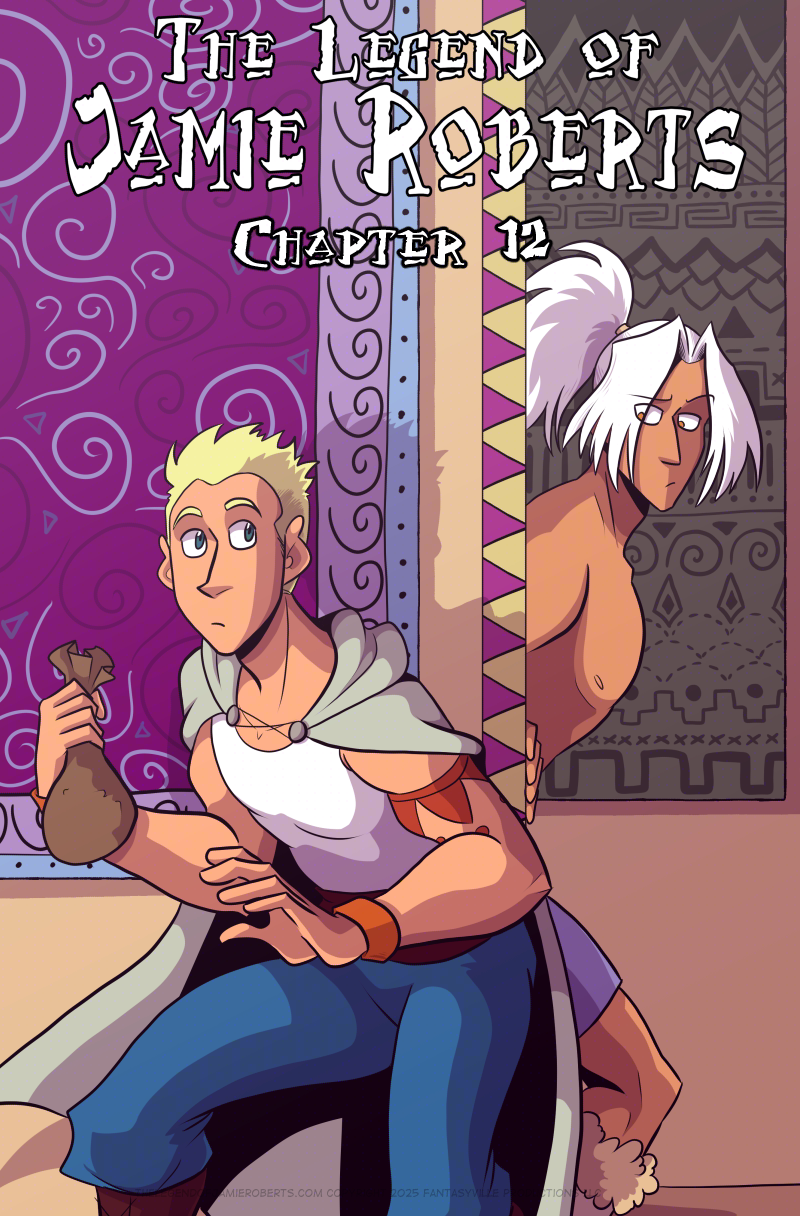 the legend of jamie roberts lgbtq genderqueer pirate adventure webcomic page chapter 12 cover