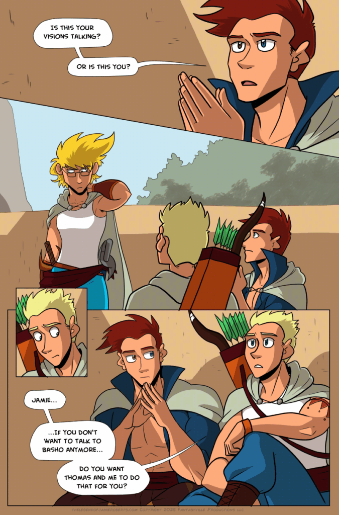 the legend of jamie roberts lgbtq genderqueer pirate adventure webcomic page chapter 12 page 280