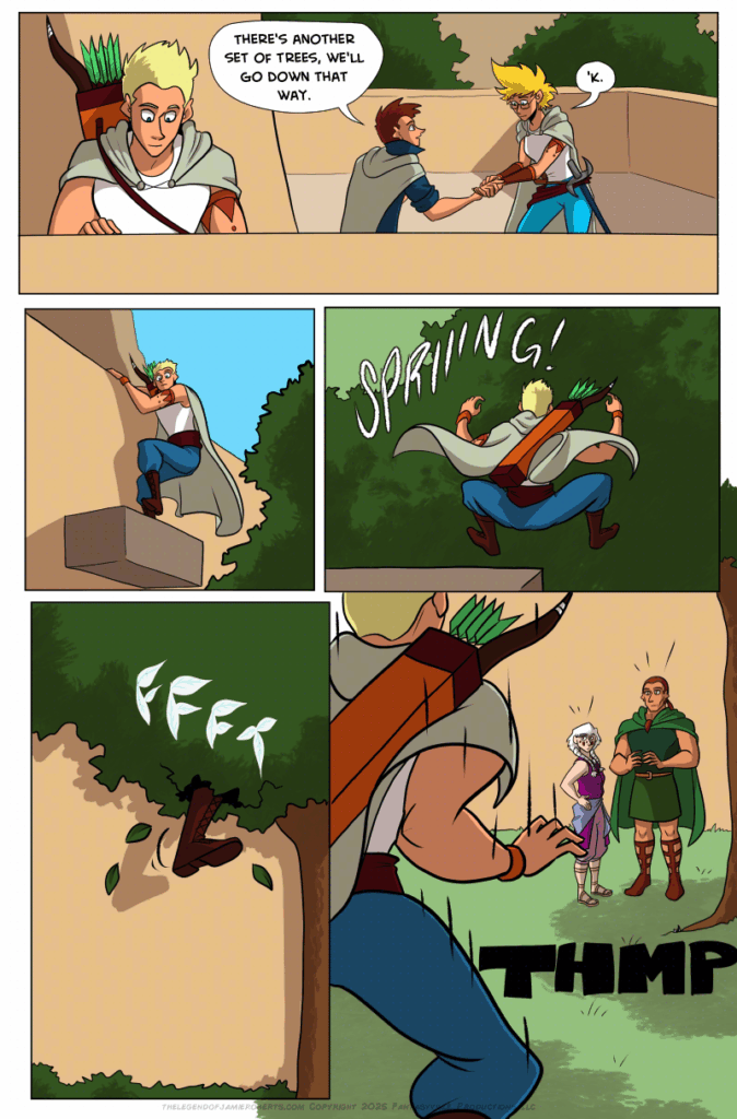 the legend of jamie roberts lgbtq genderqueer pirate adventure webcomic page chapter 12 page 282